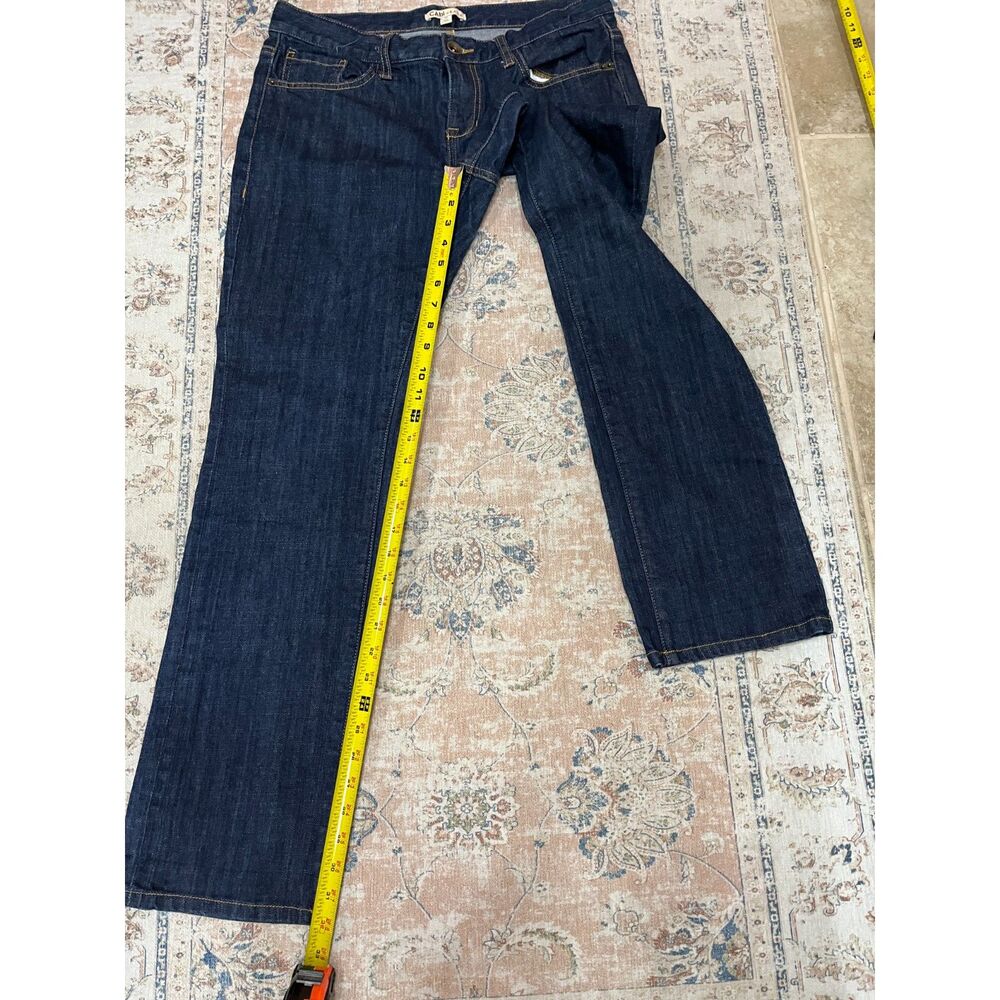 CAbi Women's Straight Leg Jeans - Dark Indigo Blue - Picture 9 of 13